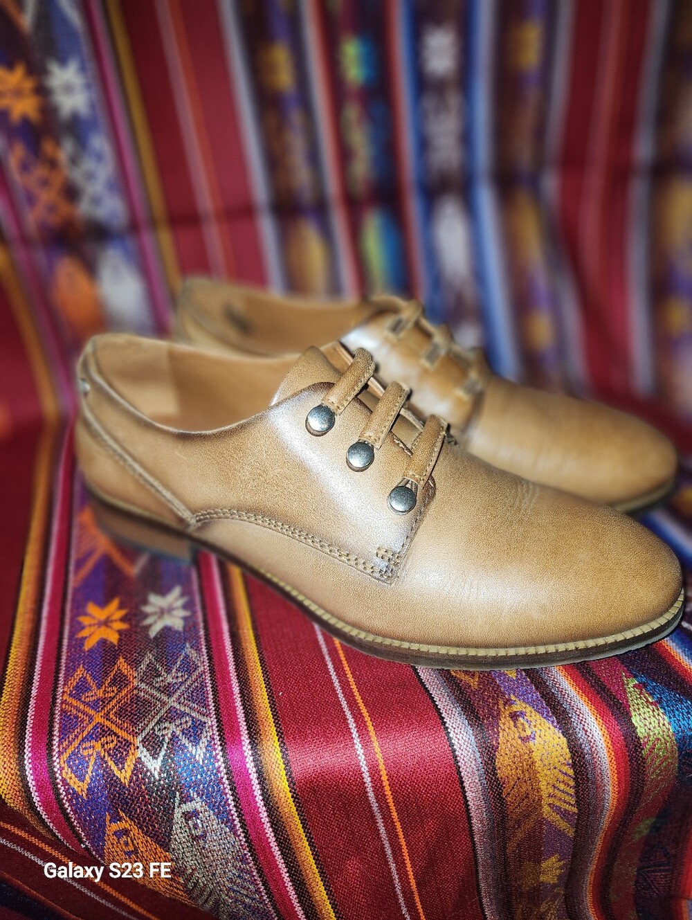 Pikolinos Royal Laceless Oxford In Brandy Size 38